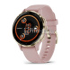 Умные часы Garmin Venu 3S 41mm Advanced GPS Smartwatch Pink Dawn Gold с розовым ремешком